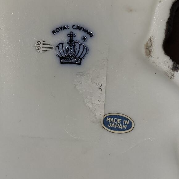 Vintage Porceline Persian Cat Gray Royal Crown Japan Ceramic Kitty Animal - Picture 3 of 6